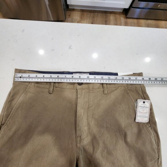 Flag and Anthem Pants Mens 35x30 Khaki Nashville Straight Stretch Chinos - Picture 8 of 12